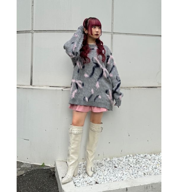jouetie「モチーフシャギーニット」|ニット・セーター|