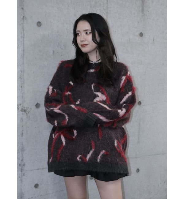 jouetie「モチーフシャギーニット」|ニット・セーター|