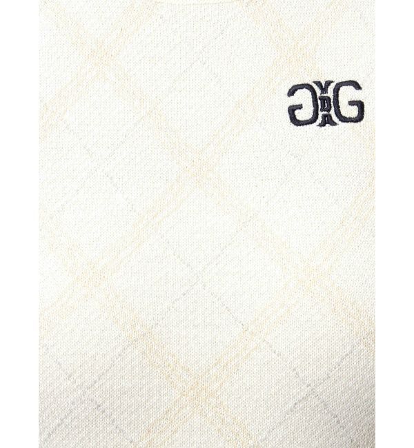 GYDA「ラメアーガイルアメスリニットワンピース」|ワンピース|