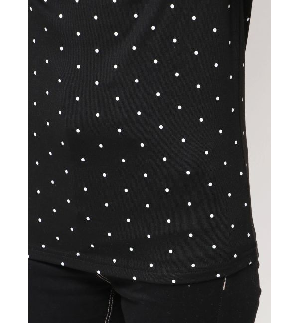 GYDA「ドットパターンオフショルトップス」|Tシャツ・カットソー|
