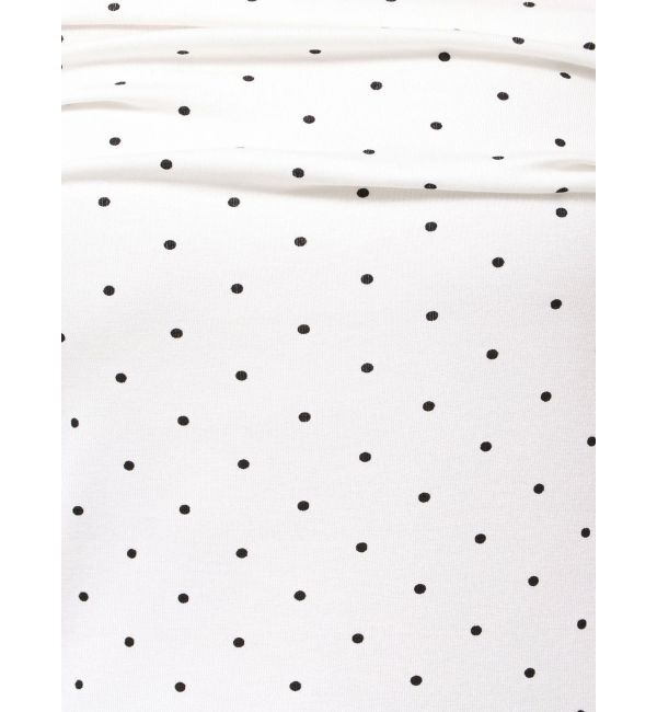 GYDA「ドットパターンオフショルトップス」|Tシャツ・カットソー|