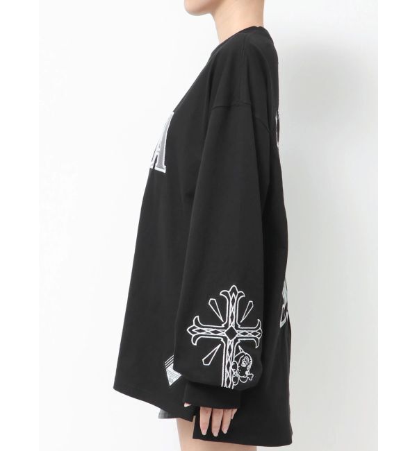GYDA「GYDA&times;GALFY original cross long Tシャツ」|Tシャツ・カットソー|
