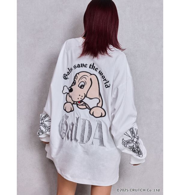 GYDA「GYDA&times;GALFY original cross long Tシャツ」|Tシャツ・カットソー|