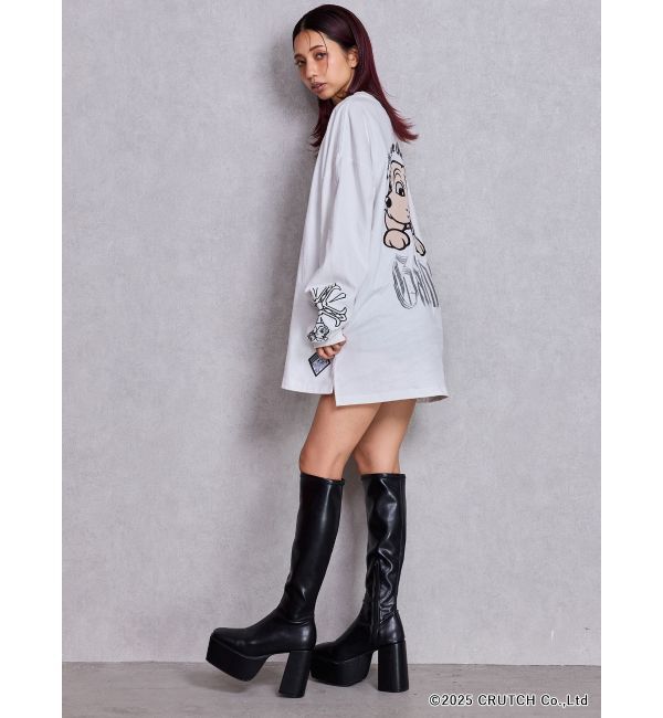 GYDA「GYDA&times;GALFY original cross long Tシャツ」|Tシャツ・カットソー|