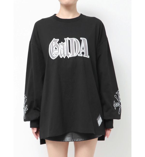 GYDA「GYDA&times;GALFY original cross long Tシャツ」|Tシャツ・カットソー|
