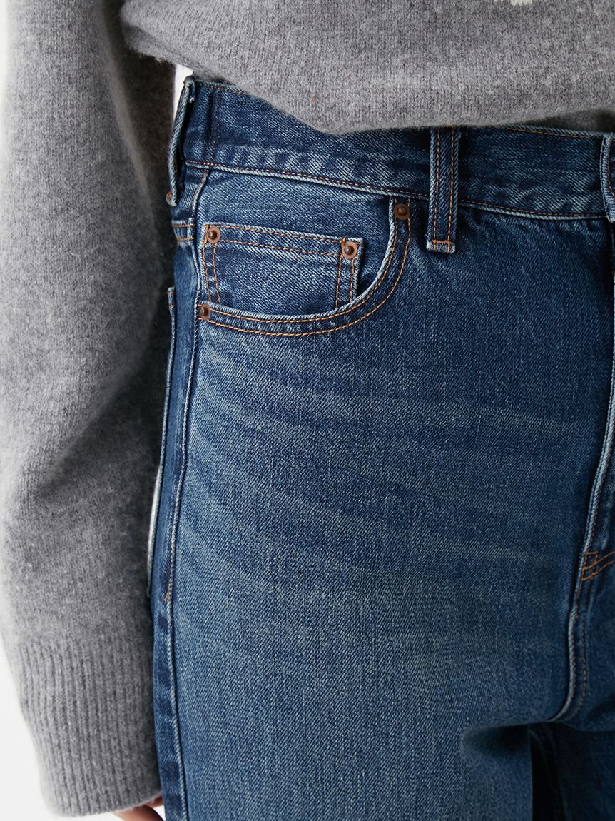 Mila Owen「ハイライズルーズフィットバギーデニムパンツ」|デニム|