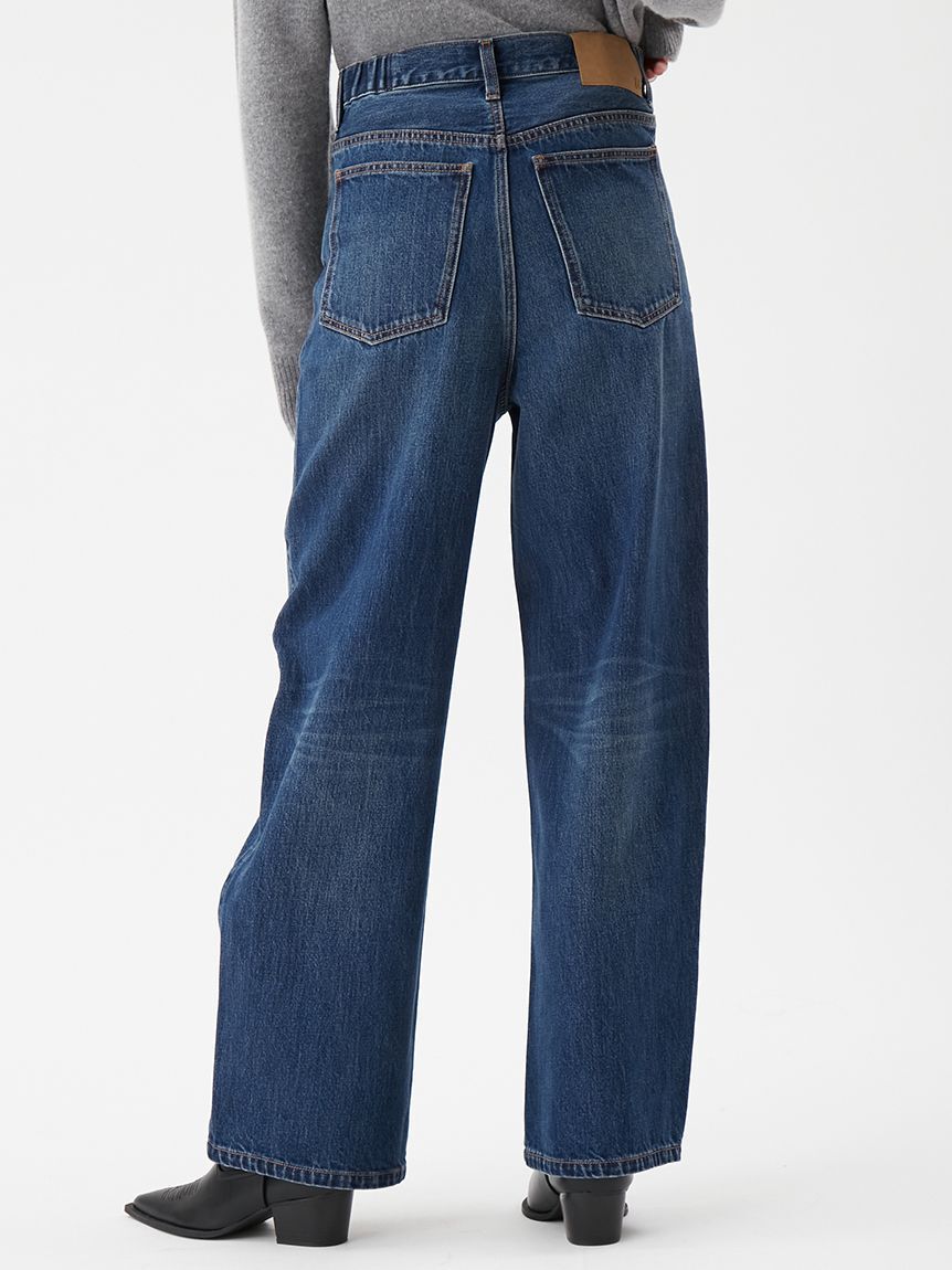 Mila Owen「ハイライズルーズフィットバギーデニムパンツ」|デニム|