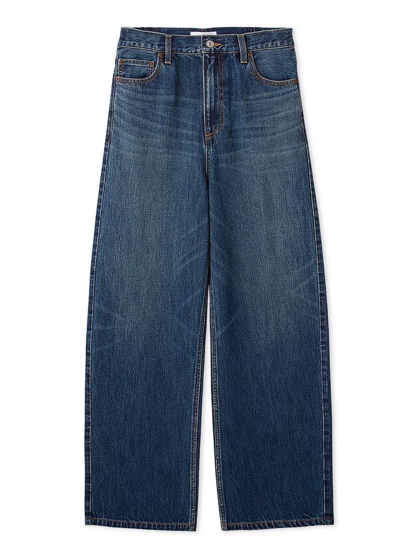 Mila Owen「ハイライズルーズフィットバギーデニムパンツ」|デニム|BLU