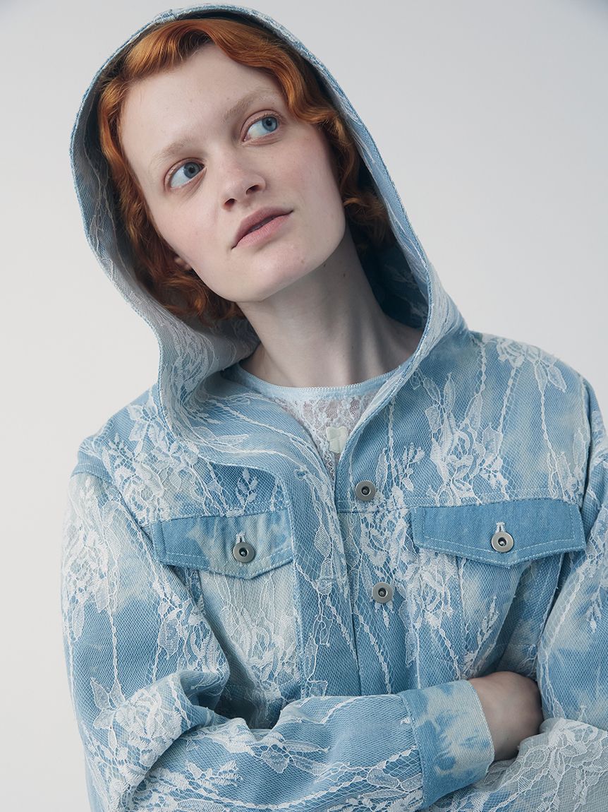 FURFUR「マルチマテリアルフードブルゾン」|ブルゾン・スタジャン|SAX