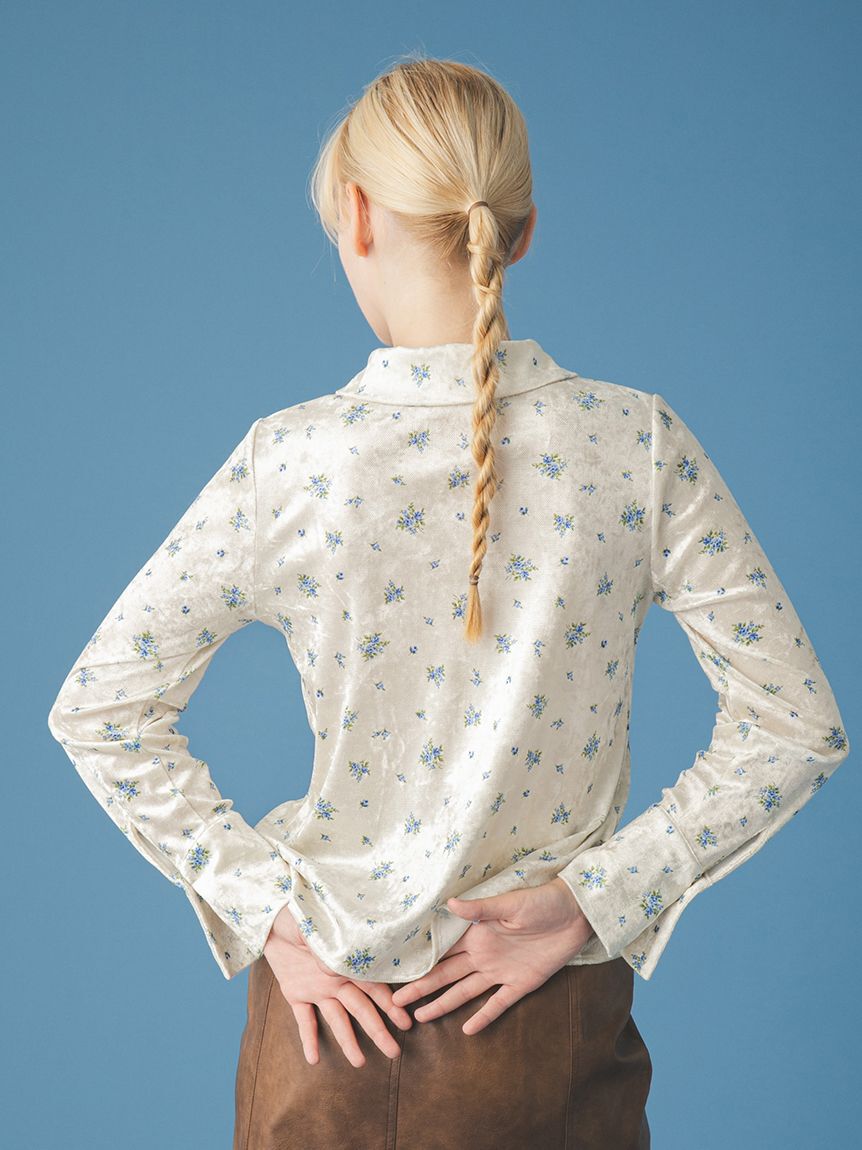 FURFUR「ソフトタッチオリジナルフローラルシャツ」|シャツ・ブラウス|