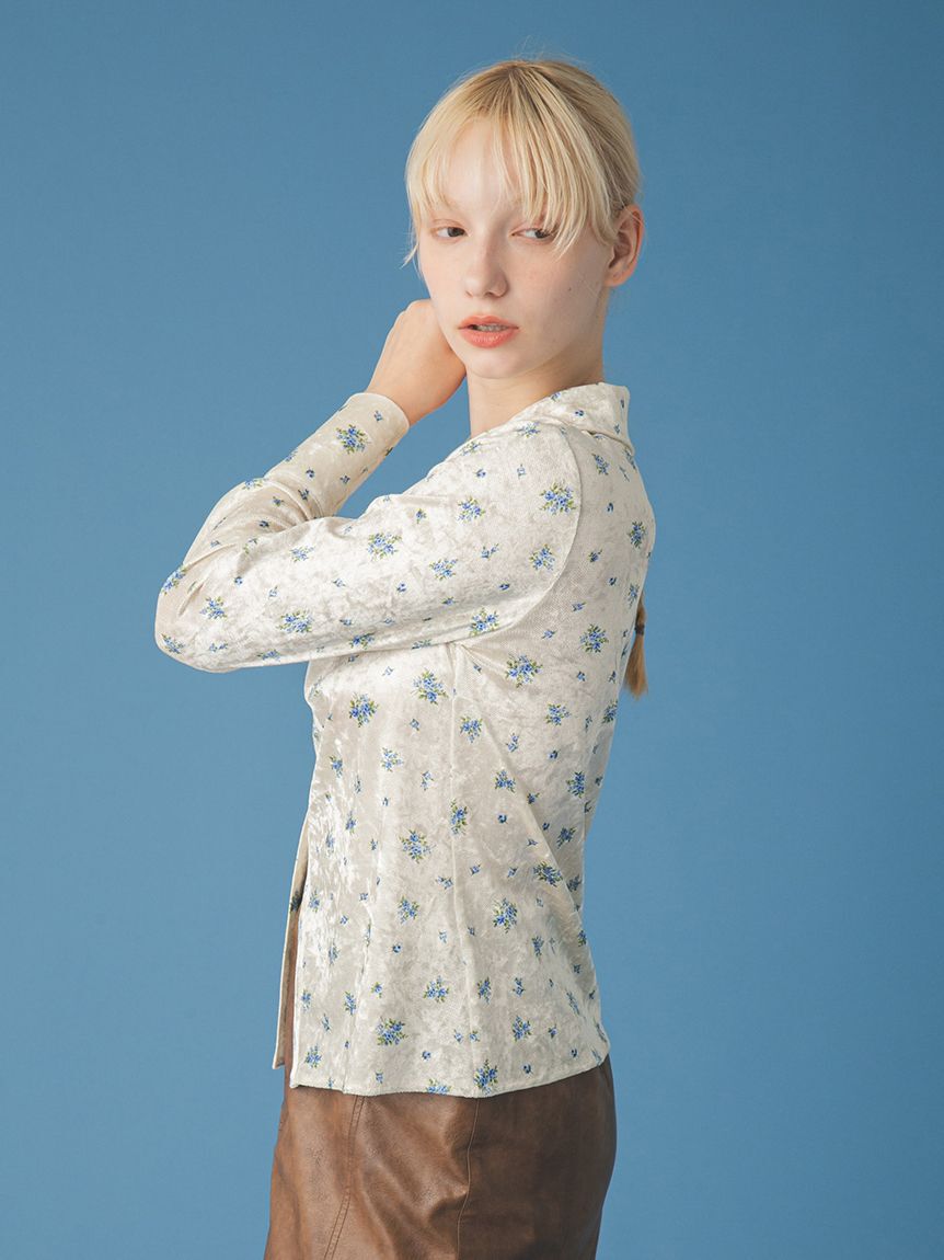 FURFUR「ソフトタッチオリジナルフローラルシャツ」|シャツ・ブラウス|