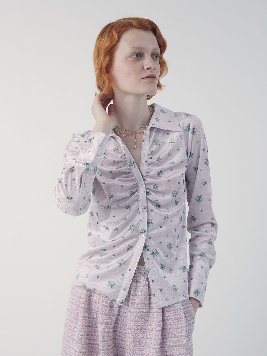 FURFUR「ソフトタッチオリジナルフローラルシャツ」|シャツ・ブラウス|