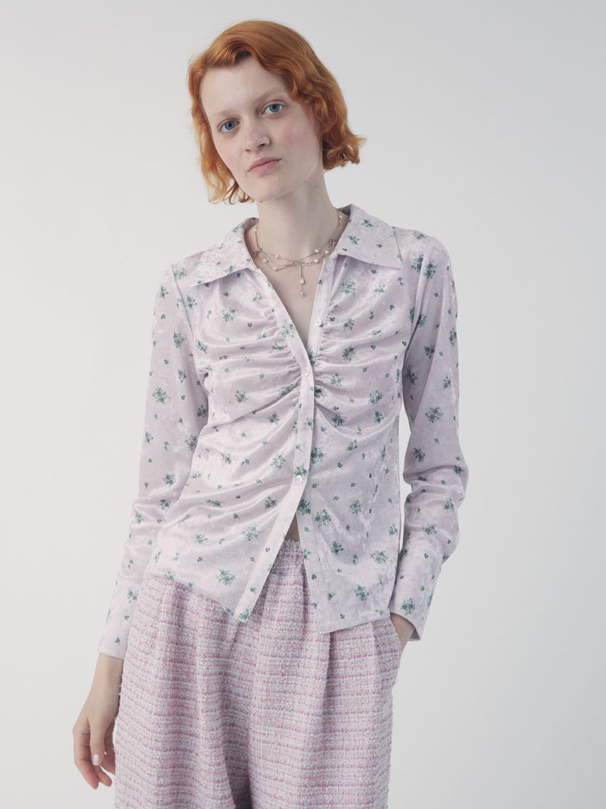 FURFUR「ソフトタッチオリジナルフローラルシャツ」|シャツ・ブラウス|