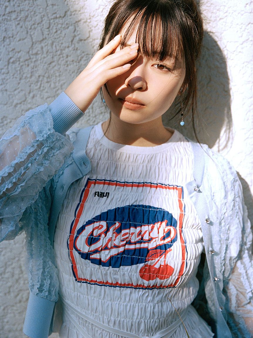 FURFUR「フルーツモチーフシャーリングTシャツ」|Tシャツ・カットソー|