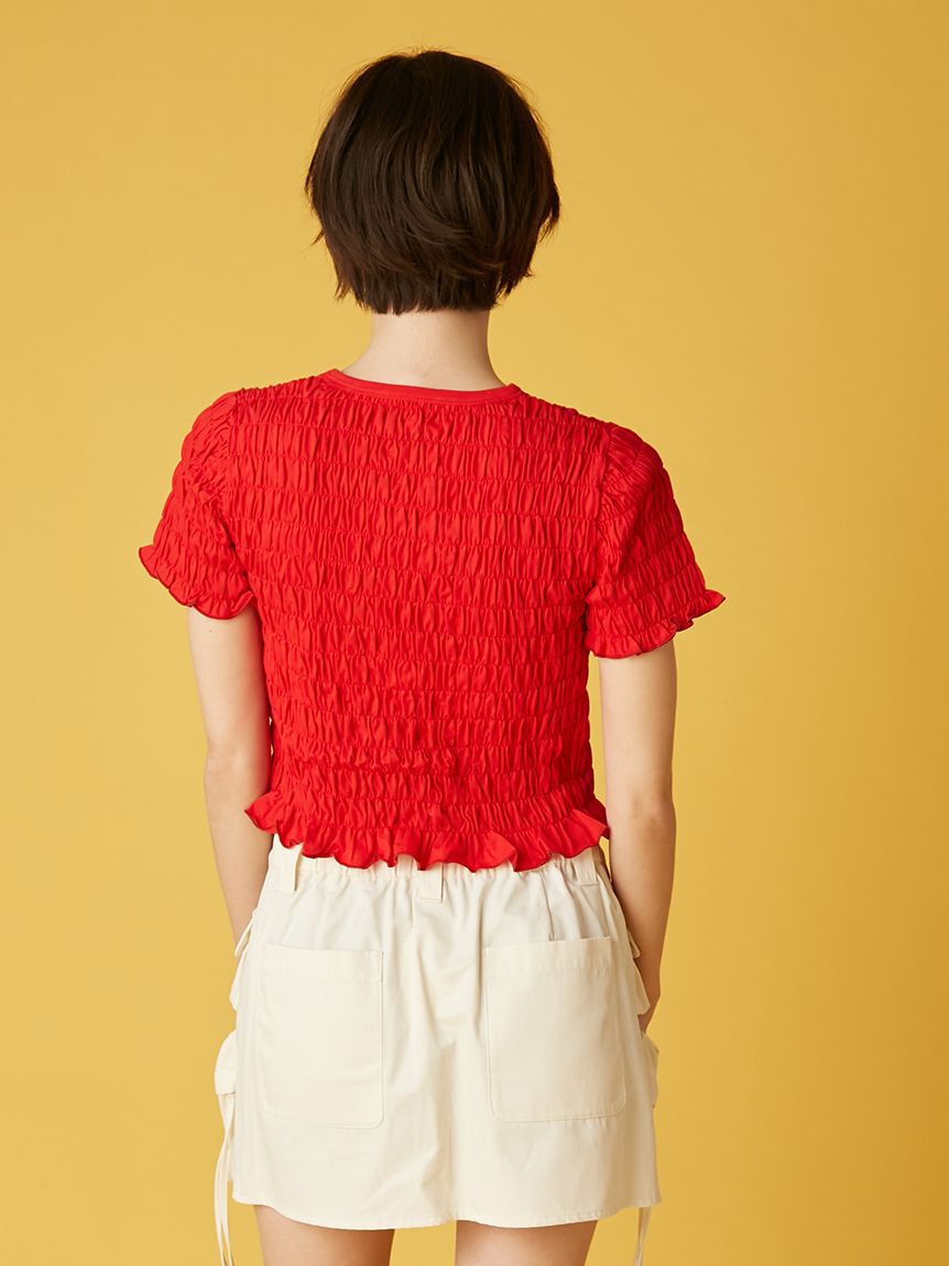 FURFUR「フルーツモチーフシャーリングTシャツ」|Tシャツ・カットソー|