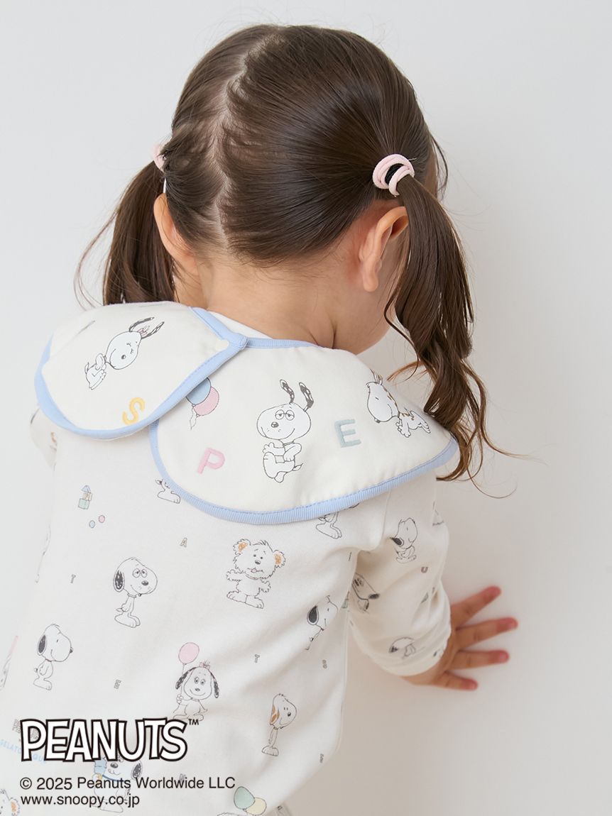 GELATO PIQUE KIDS & BABY「【PEANUTS PUPPIES】【BABY】ロゴスタイ」|スタイ|