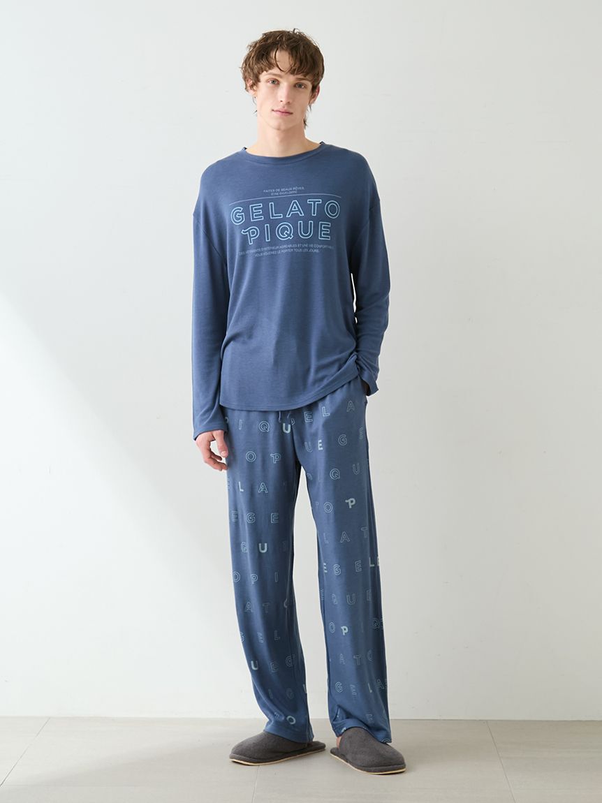 GELATO PIQUE HOMME「【HOMME】吸湿発熱レーヨンロンT」|ルームウェア|