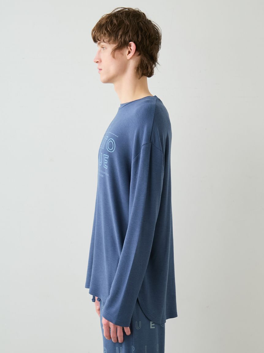 GELATO PIQUE HOMME「【HOMME】吸湿発熱レーヨンロンT」|ルームウェア|