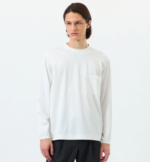 MACKINTOSH PHILOSOPHY「クルーネックロンT ベアスムース」|Tシャツ・カットソー|ホワイト