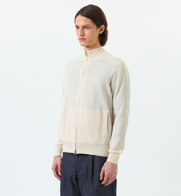 MACKINTOSH PHILOSOPHY「14G カノコ風ジャカード ドライバーズニット」|ニット・セーター|