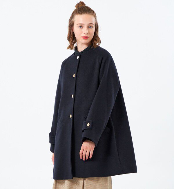 MACKINTOSH PHILOSOPHY「【WELBURY NO COLLAR（ウェルベリーノーカラー）】ウールメルトン製」|その他|ネイビー