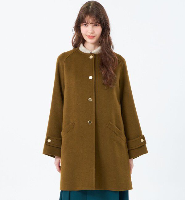 MACKINTOSH PHILOSOPHY「【WELBURY NO COLLAR（ウェルベリーノーカラー）】ウールメルトン製」|その他|キャメル