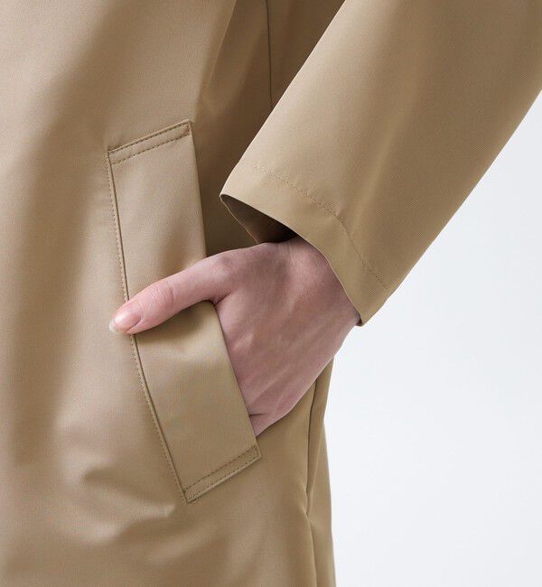 MACKINTOSH PHILOSOPHY「【WEB&一部店舗限定】インバーテッドステンカラーコート ダブルクロス製」|ステンカラーコート|