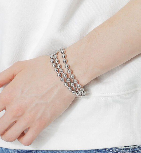  「【UNISEX】ﾎﾞｰﾙﾁｪｰﾝ3WAYﾈｯｸﾚｽ」|ネックレス|