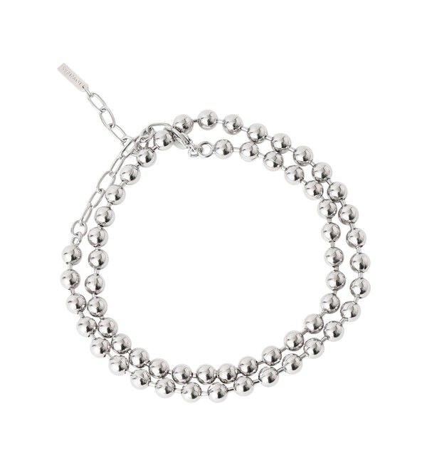  「【UNISEX】ﾎﾞｰﾙﾁｪｰﾝ3WAYﾈｯｸﾚｽ」|ネックレス|