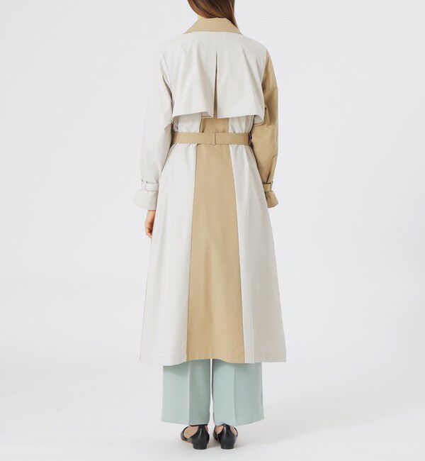  「ブロッキングトレンチコート」|トレンチコート|