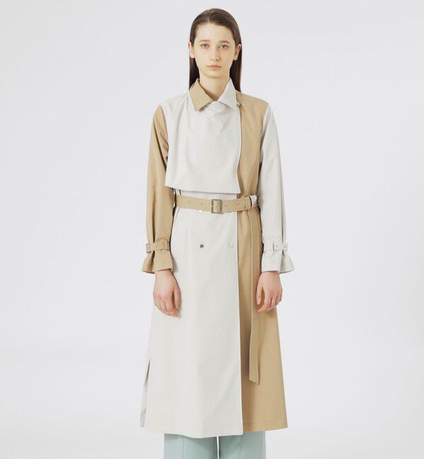  「ブロッキングトレンチコート」|トレンチコート|