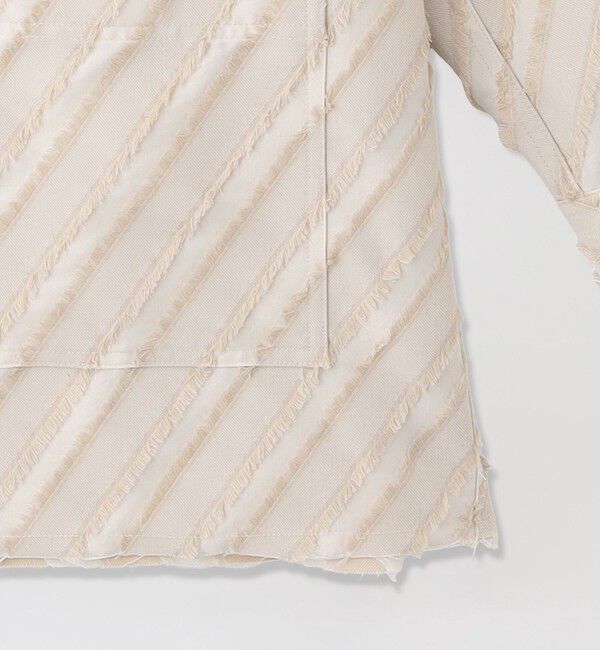  「ダイアゴナルカットジャガードオーバーシャツ」|シャツ・ブラウス|