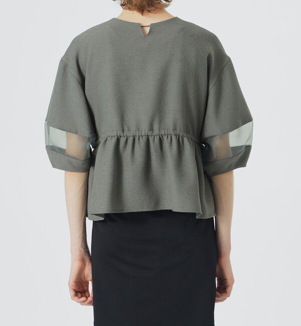  「バブルジャカードペプラムブルゾン」|ブルゾン・スタジャン|