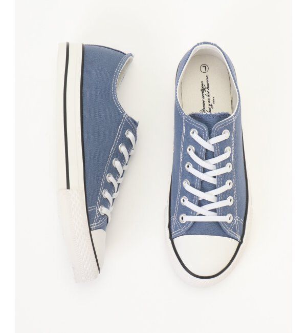 ikka「ハッスイキャンバススニーカー」|スニーカー|ミディブルー
