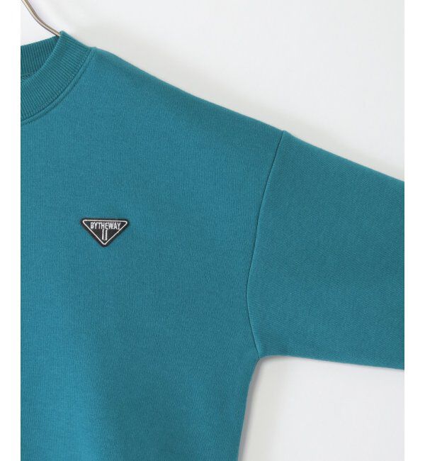 ikka kids「裏起毛裾レイヤードワッペントレーナー（120~160cm）」|Tシャツ・カットソー|