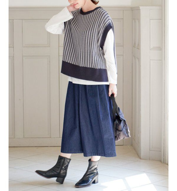 ikka「ニットベストアンサンブル」|ニット・セーター|
