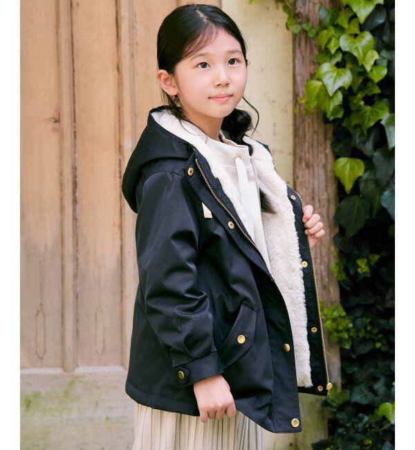 ikka kids「【親子おそろい】総裏フェイクファーマンパジャケット（110~160cm）」|その他|