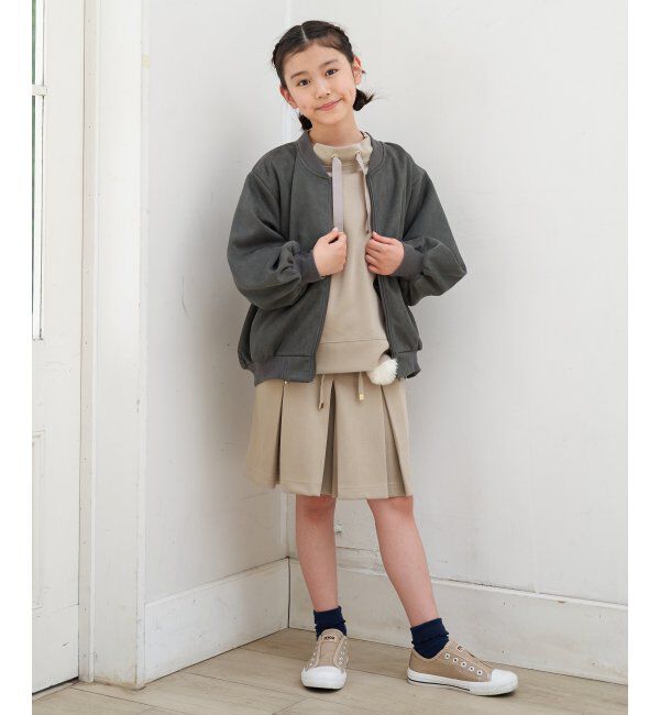 ikka kids「【親子コーデ】フェイクスエードリブブルゾン（110~160cm）」|その他|