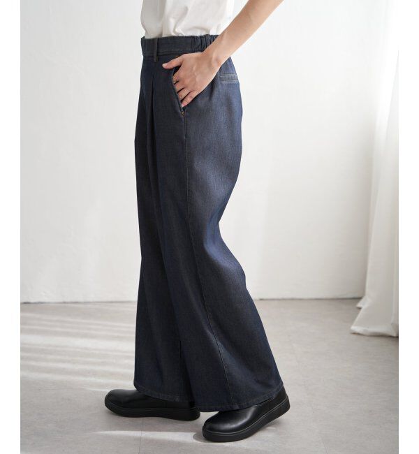 ikka「あたたかボンディングワイドパンツ」|その他|