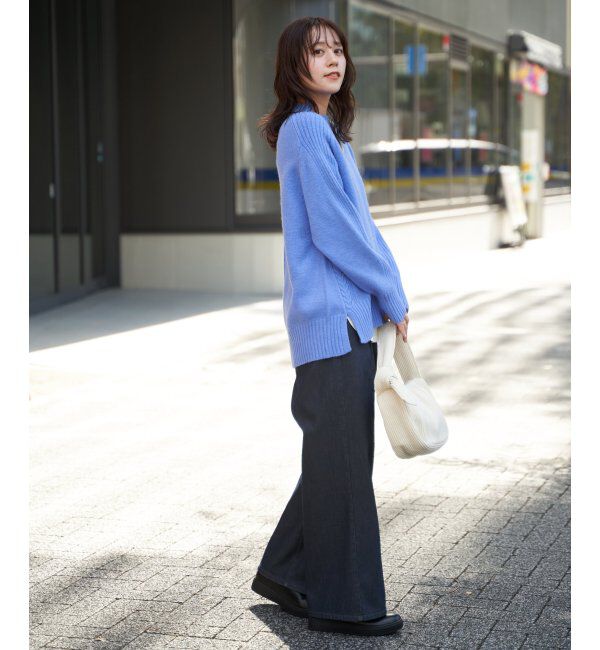 ikka「あたたかボンディングワイドパンツ」|その他|