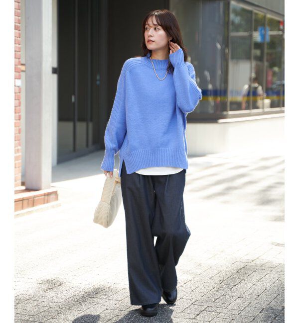 ikka「あたたかボンディングワイドパンツ」|その他|