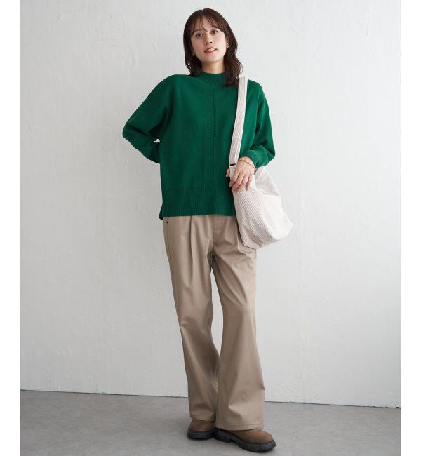 ikka「あたたかボンディングワイドパンツ」|その他|