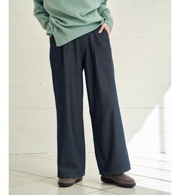 ikka「あたたかボンディングワイドパンツ」|その他|