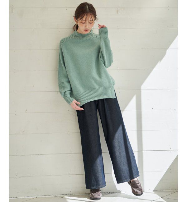 ikka「あたたかボンディングワイドパンツ」|その他|