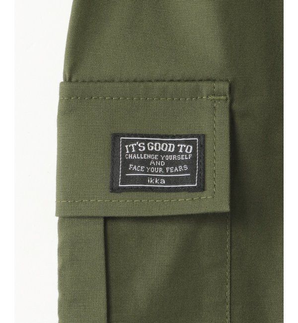 ikka kids「フェイクベルト付きゆるテーパードパンツ（120~160cm）」|その他|