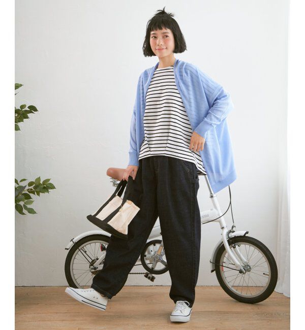 Lbc with Life「リネンライクトッパーカーディガン」|カーディガン|