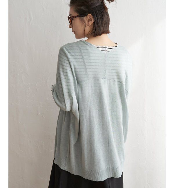 Lbc with Life「リネンライクトッパーカーディガン」|カーディガン|
