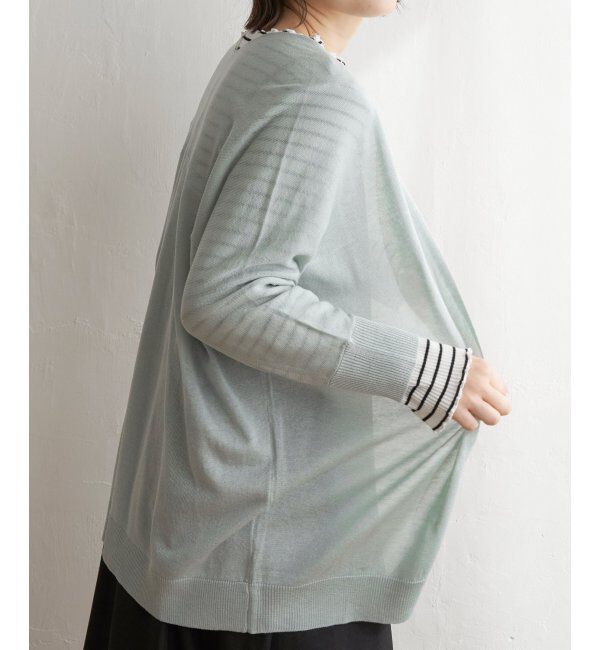 Lbc with Life「リネンライクトッパーカーディガン」|カーディガン|