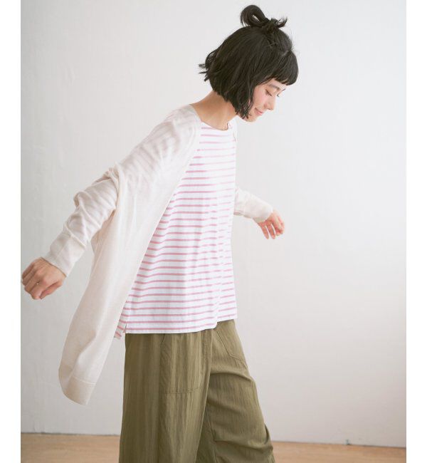 Lbc with Life「リネンライクトッパーカーディガン」|カーディガン|