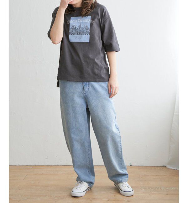 Lbc with Life「スーベニアプリントビッグTシャツ」|Tシャツ・カットソー|